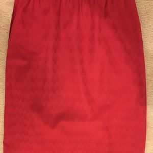 Saks Fifth Avenue Red Herringbone pattern .